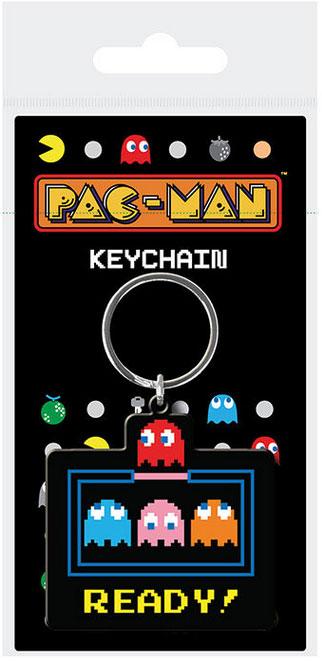 Actual product image Pyramid Pac-Man (Group) Rubber Keychain
