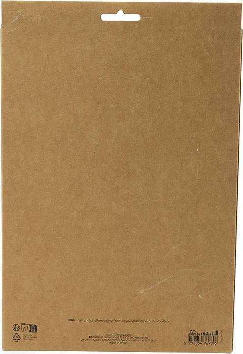 Immagine prodotto Creativ Company Bastelfilz 10 Stück, Sortiert, Weihnachtsfarben