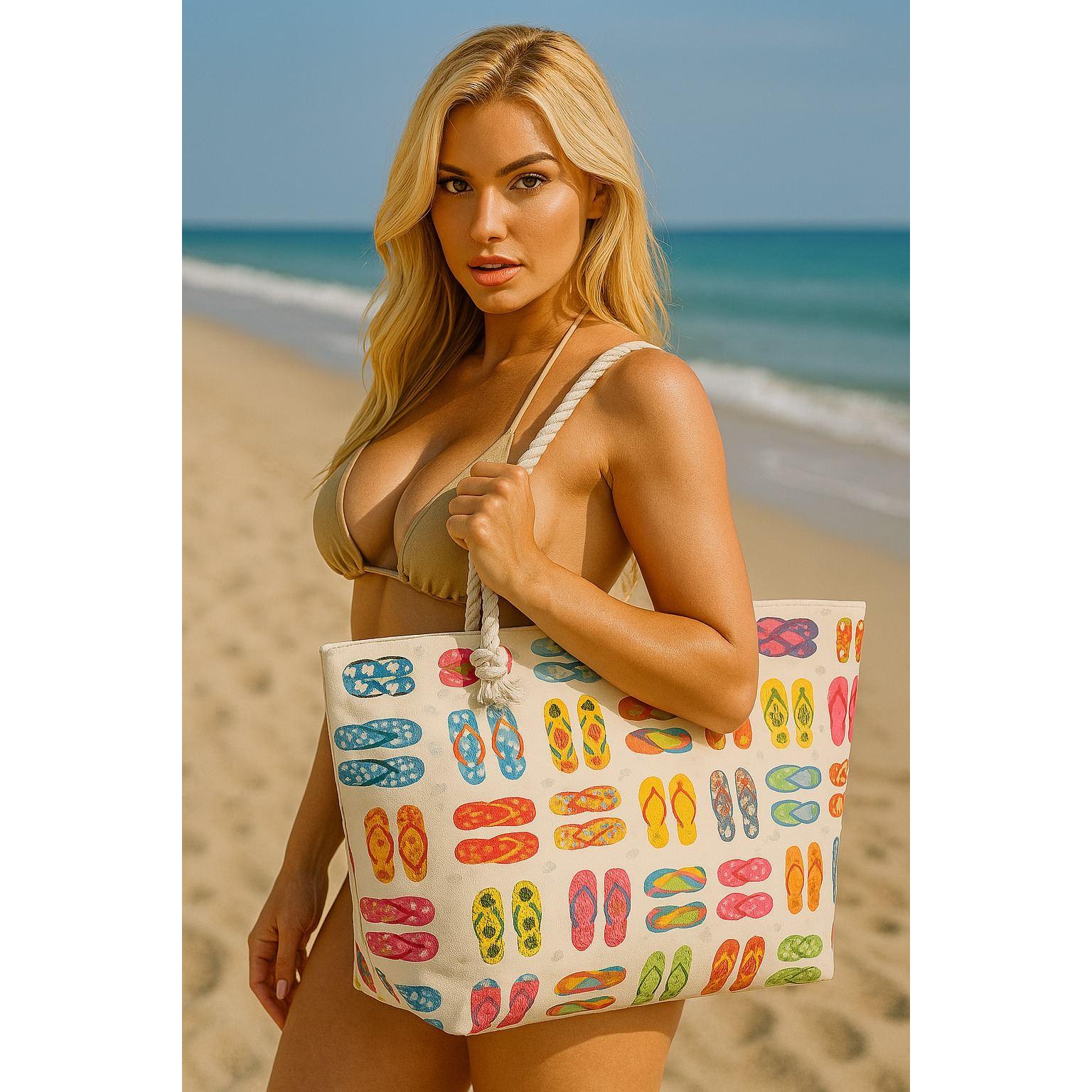 Lucky Bees, Borsa, Shorise Beach Bag, Multicolore