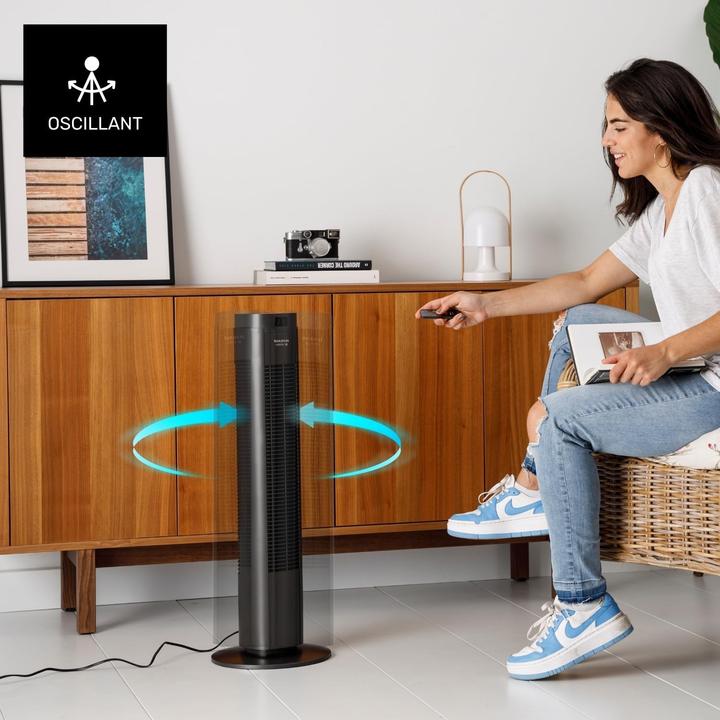 Immagine prodotto Taurus Turmventilator mit Fernbedienung (55 dB)