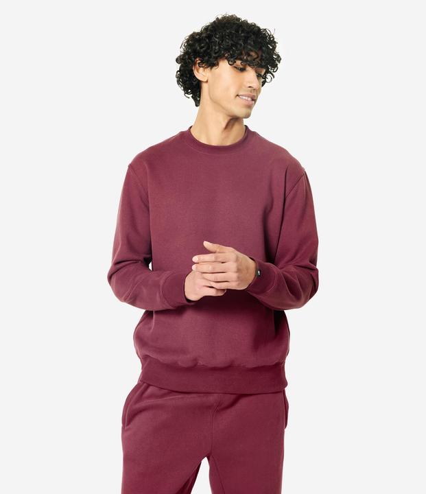 Actual product image Domyos Sweatshirt Herren warm Molton - bordeaux (XL)