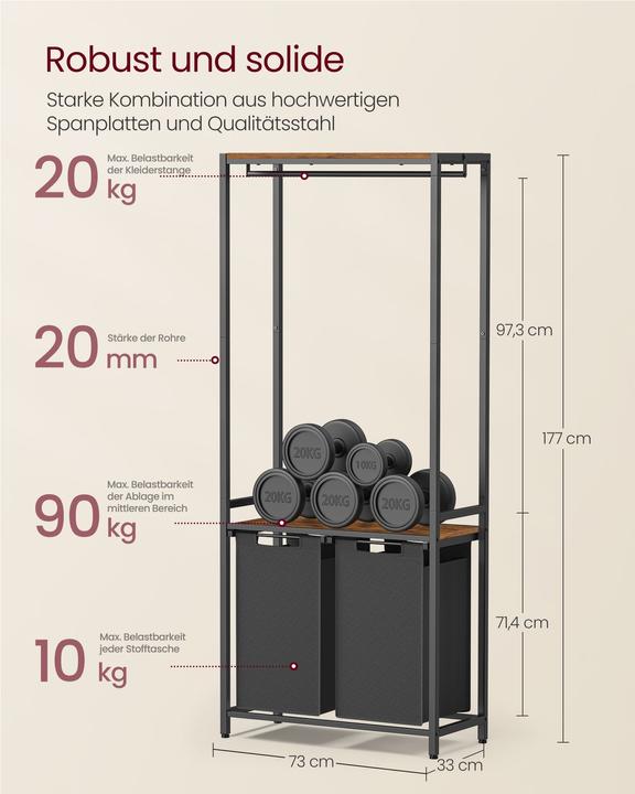 Produktbild Vasagle Laundry (92 l)
