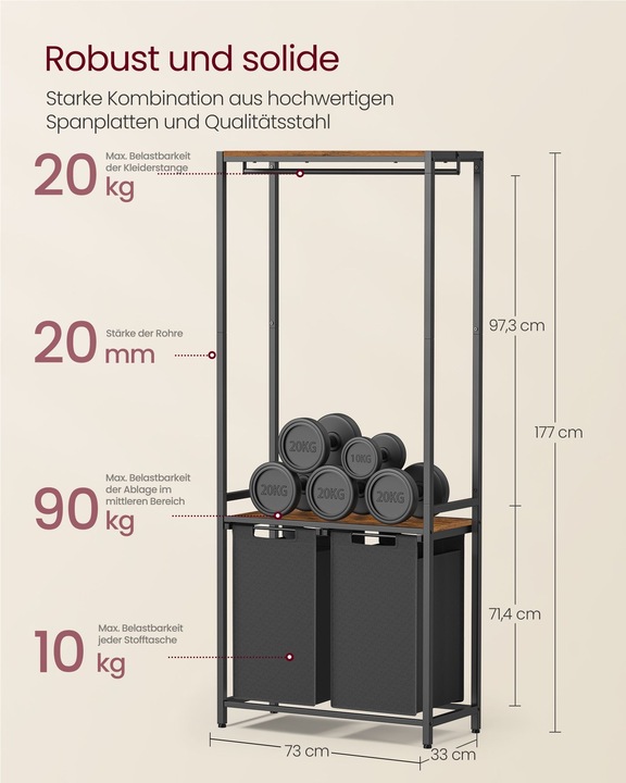 Image du produit Vasagle Laundry (92 l)