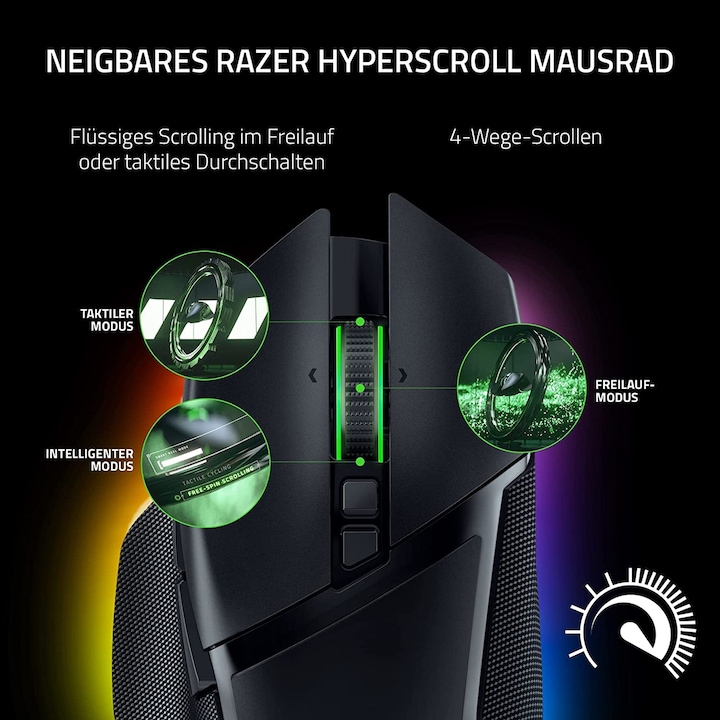 Actual product image Razer Basilisk V3 Pro (Wireless, Cable)