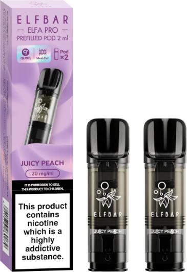 Actual product image Elfbar Elfa Pro (Peach)