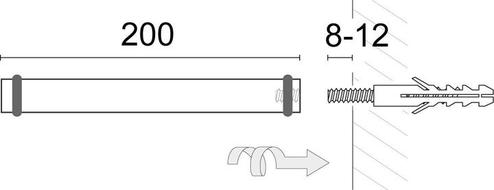 Produktbild Phos Glastablarträger (1 Stk.)