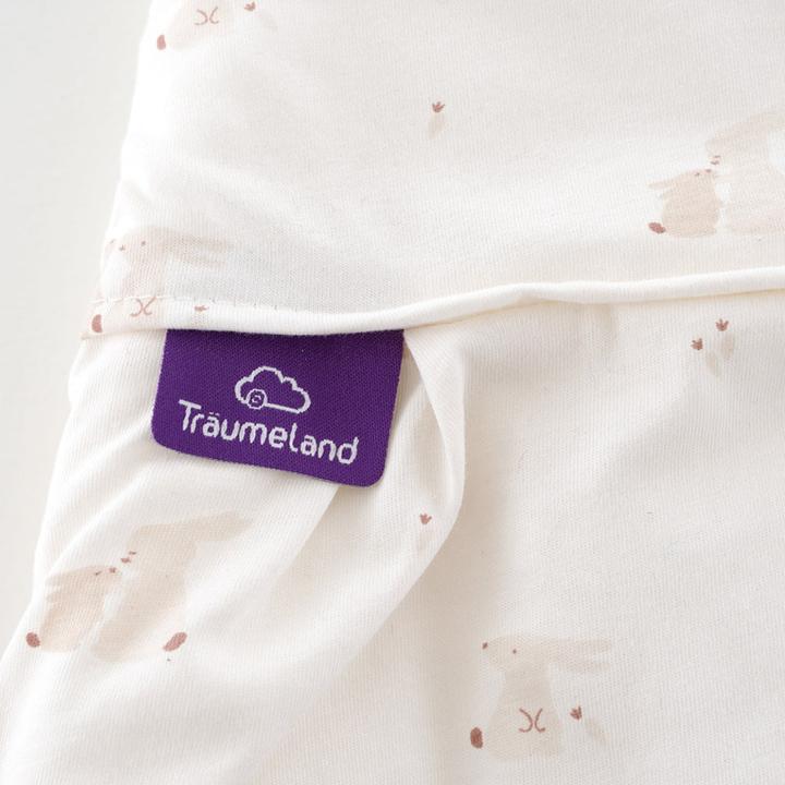 Actual product image Träumeland Baby all-year sleeping bag Hophop Bunny size 62/68 (68 cm, 2.5 TOG, All-season)