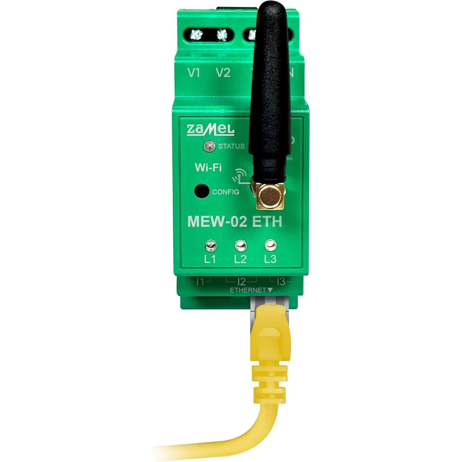 Supla, Misuratore energia, WIFI 3FN power monitoring MEW02 ETH