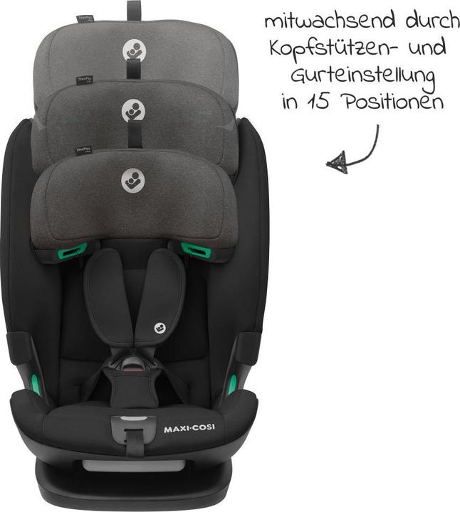 Immagine prodotto Maxi-Cosi Titan Plus i-Size Autentico Nero (Seggiolino per bambini, ECE R129/i-Size Standard)