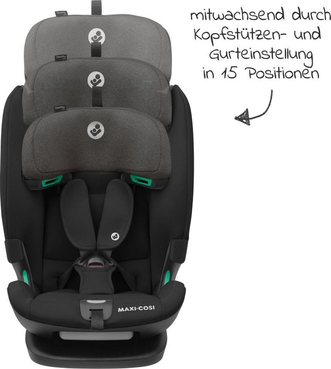 Immagine prodotto Maxi-Cosi Titan Plus i-Size Autentico Nero (Seggiolino per bambini, ECE R129/i-Size Standard)