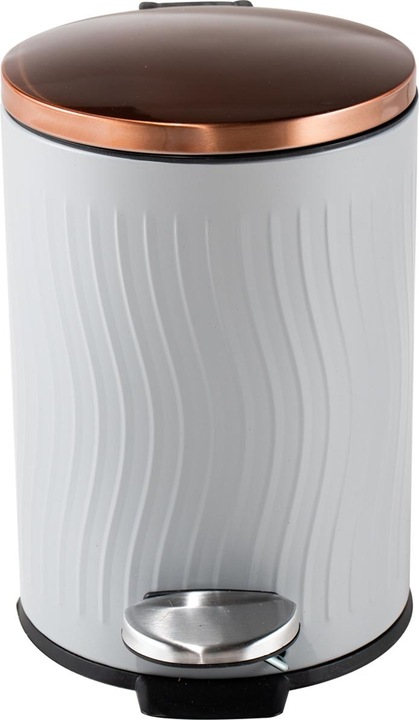 Image du produit HTI-Living Poubelle à pédale 3 litres Gris Cuivre (3 l)