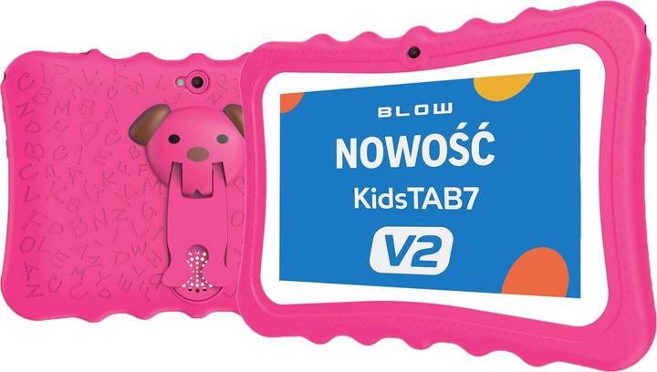 Image du produit Blow Tablet KidsTAB7 V2 4/32GB różowe etui 2MP (WLAN uniquement, 7", 32 Go, Pink, Rose)