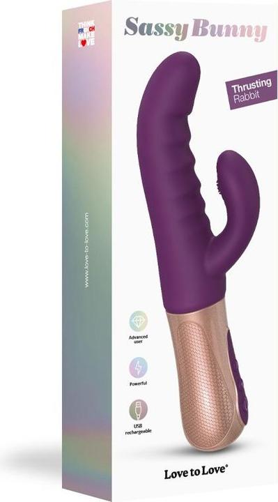 Produktbild Love to Love Sassy Bunny - Purple Rain