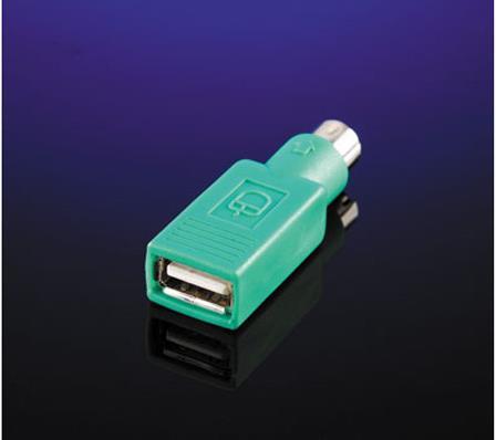 Actual product image Good Connections Value Converter USB -> PS/2 Mouse Adapter, green (0.01 m, PS/2)