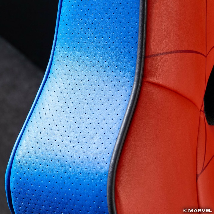 Actual product image X Rocker Fauteuil à piédestal Audio 2.1 Elite Marvel officiel Spider-Man