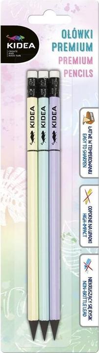 Derform Premium Bleistifte 3 Stk. KIDEA (3 x)