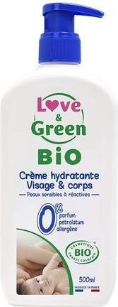 Immagine prodotto Love & Green Organic Face & Body Moisturizing Cream 500ml (Crema corpo, 500 ml)