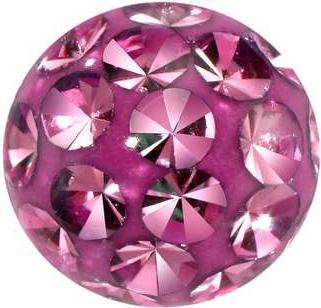 Produktbild Bijouteria Piercingverschluss (Kristall, Edelstahl, Epoxiharz)