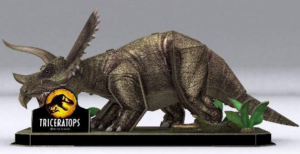 Actual product image Revell 3D Puzzle Jurassic World - Triceratops (50 pieces)