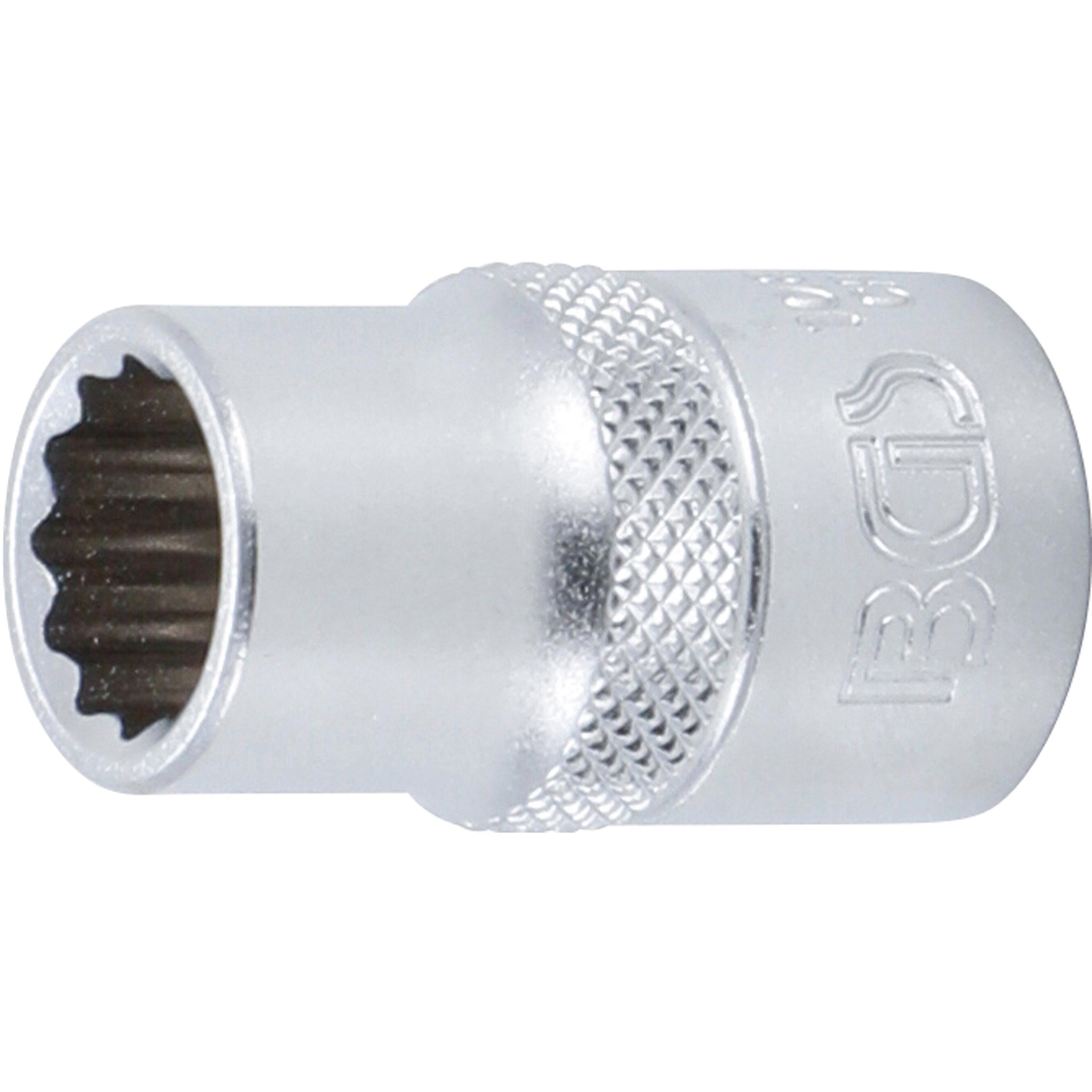 BGS, Steckschlüssel + Stecknuss, Steckschlüssel-Einsatz Zwölfkant Antrieb Innenvierkant 12,5 mm (1/2") SW 1/2" (1/2")