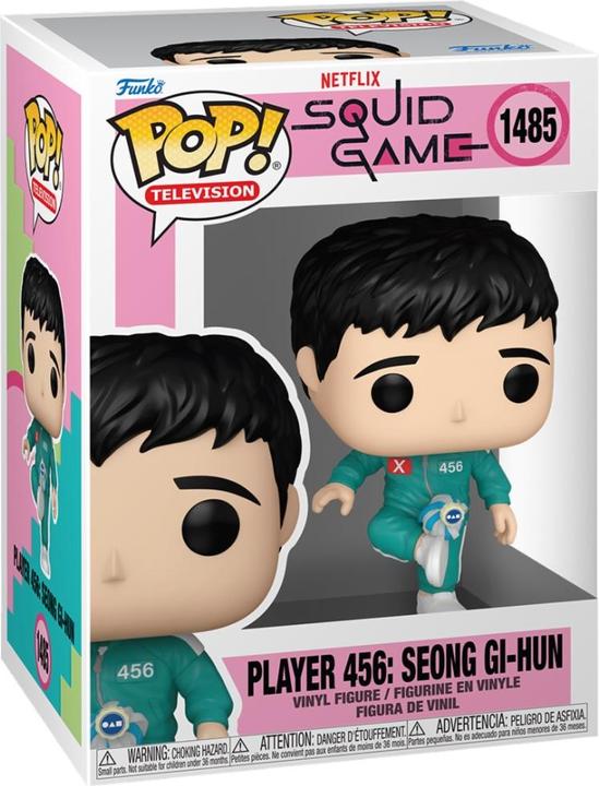 Actual product image Funko Squid Game POP! Television Vinyl Figur Player 456 Seong Gi-Hun (Kicking Jegi) 9 cm