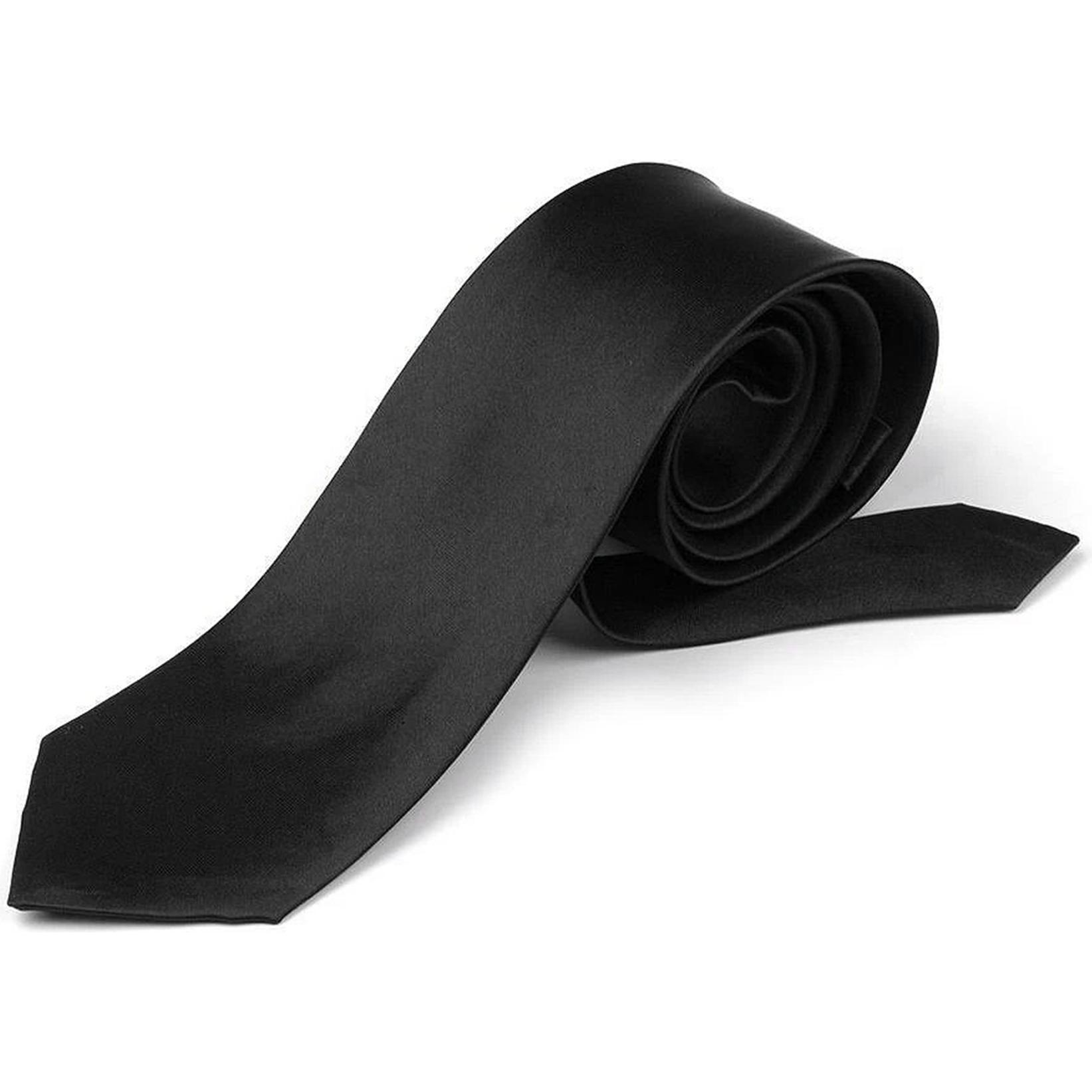 Oliver Weber Collection, Krawatte + Fliege, Krawatte Satin 8 cm für Herren klassische Krawatte für Büro oder festliche V...