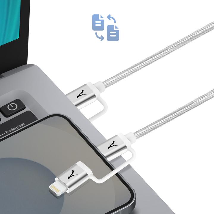 Produktbild Akashi 4-in-1 CarPlay Cable (1 m)