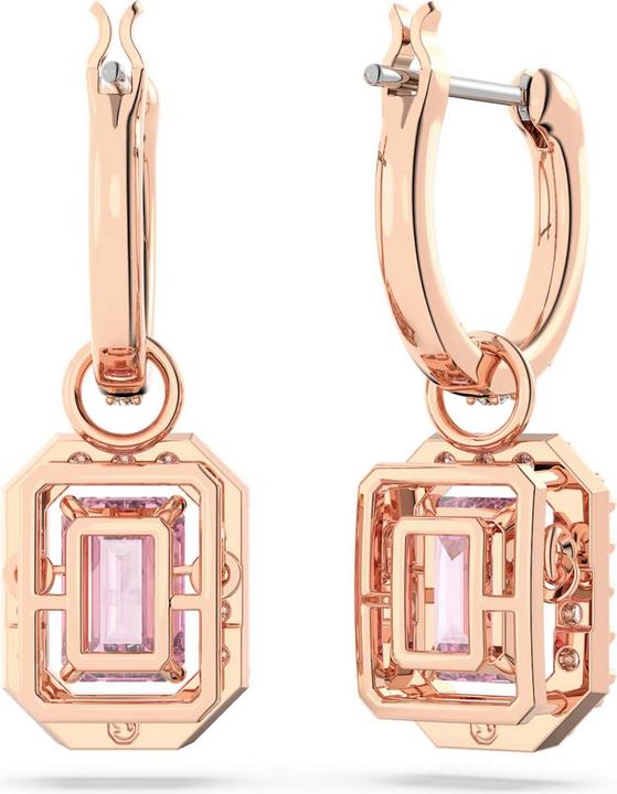 Image du produit Swarovski Millenia Drop Boucles d'oreilles taille octogone rose or rose (Métal Swarovski)