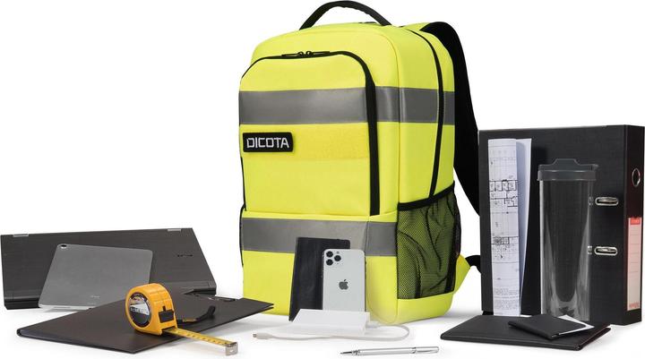 Image du produit Dicota Sac à dos HI-VIS Base 24 litres jaune (24 l)