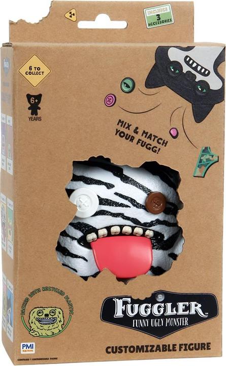 Produktbild Pmi Kids World Fuggler S1 Customizable Figures 11 5 cm - Oogah Boogah Zebra