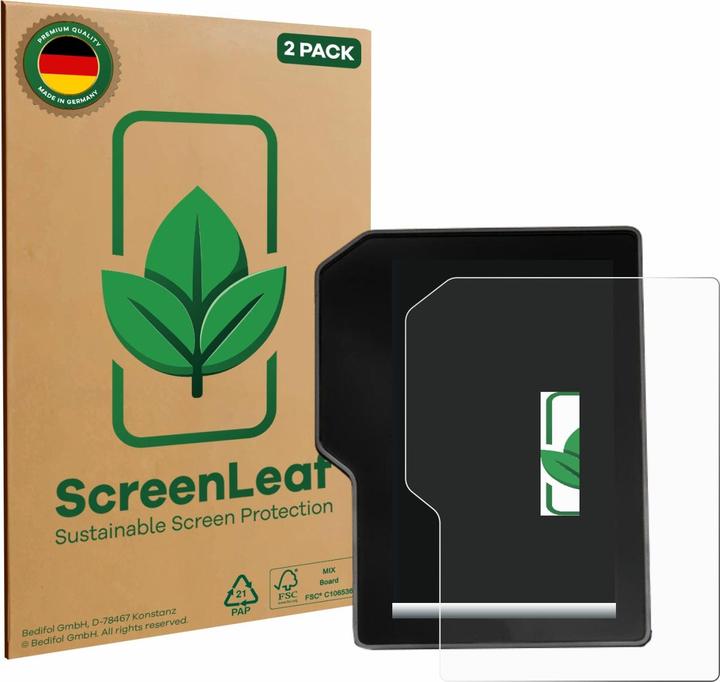ScreenLeaf Pellicola protettiva, Proteggi Schermo Sostenibili, Clear, Antigraffio