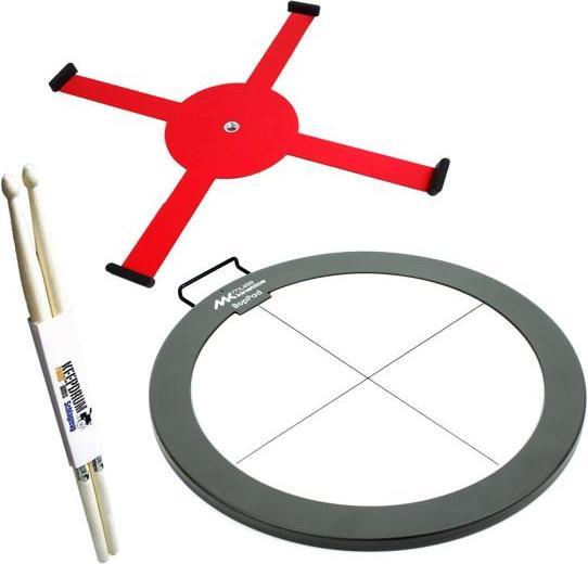 Keith McMillen Bop Pad Red with Mount and Drumsticks