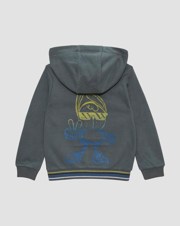 Produktbild s.Oliver Sweatshirt Jacke Sweatshirt-Jacke mit grossem Rückenprint (92)