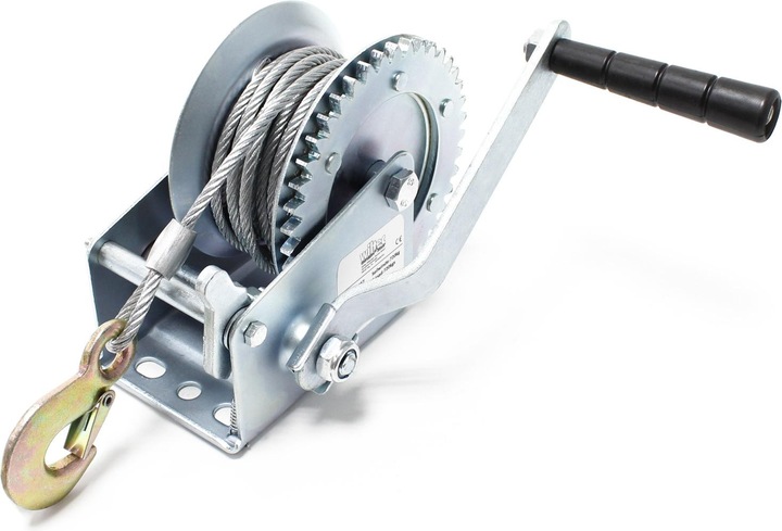 Image du produit Wiltec Treuil à Câble Manuel de Halage Charge max. 350kg 10m Rapport de transmision 3,2:1 Bateau Auto