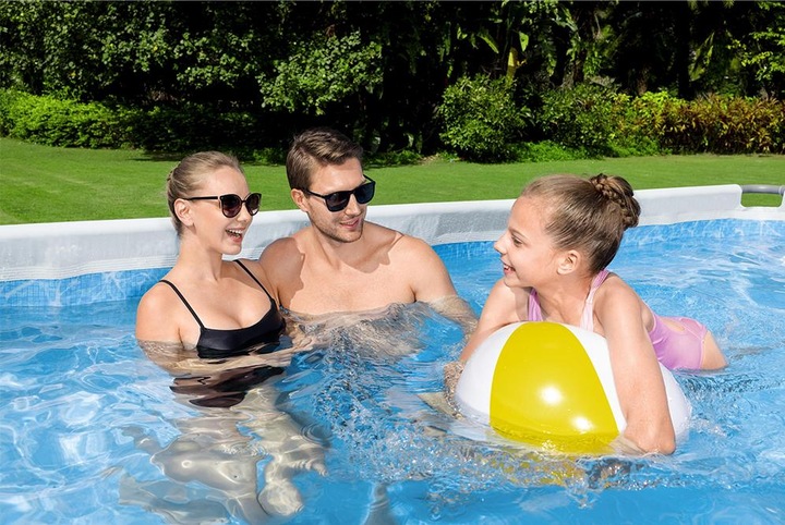 Immagine prodotto Bestway Set piscina fuori terra Power Steel Best way da 4,12 m x 2,01 m x 1,22 m (412 x 201 x 122 cm)