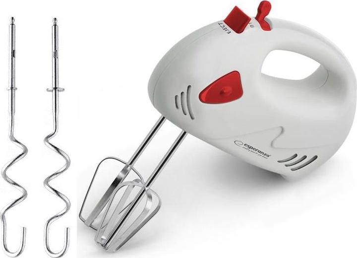 Produktbild Esperanza EKM007R Mixer Handmixer Rot Weiss 150 W (150 W)
