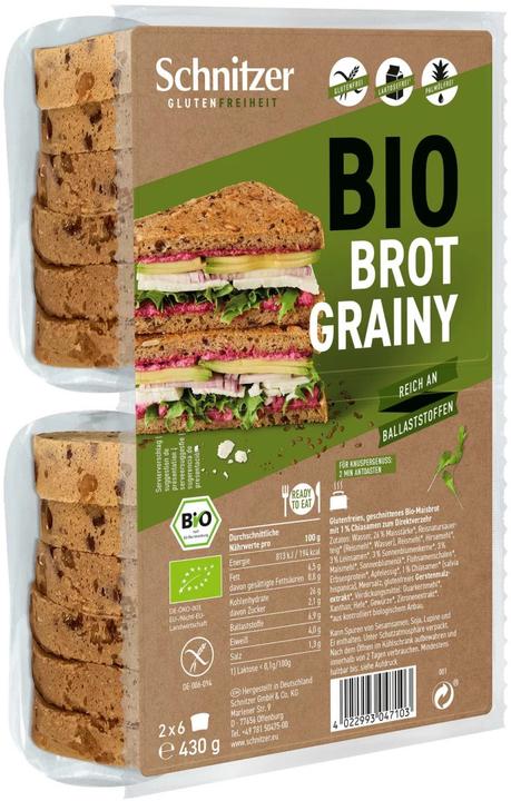 Image du produit Schnitzer Bio Körniges Schnittbrot 430 g (430 g)