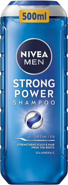 NIVEA Men Strong Power Shampoo For Men 500ml (500 ml)