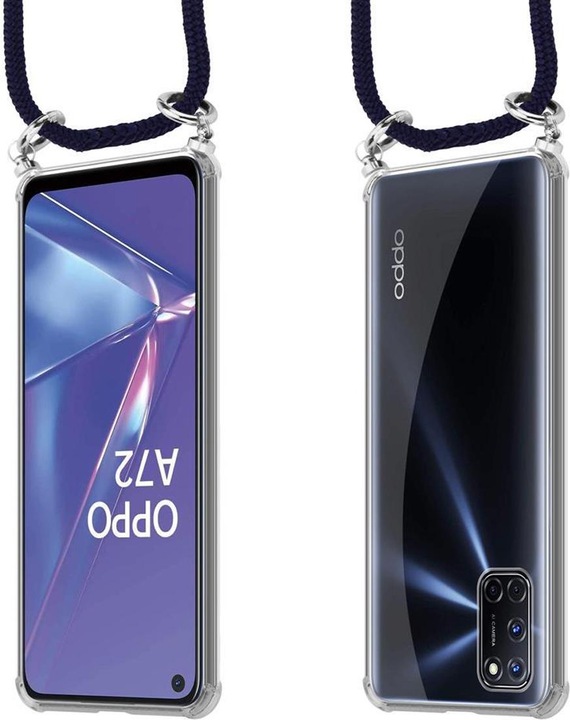 Produktbild Cadorabo TPU Handy Kette SILBER Cover