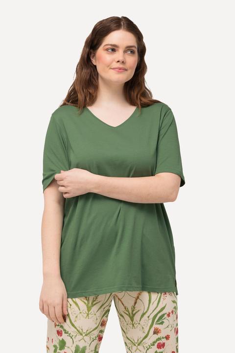 Actual product image Ulla Popken Eco Cotton Short Sleeve Pajama Tee (42, 44)