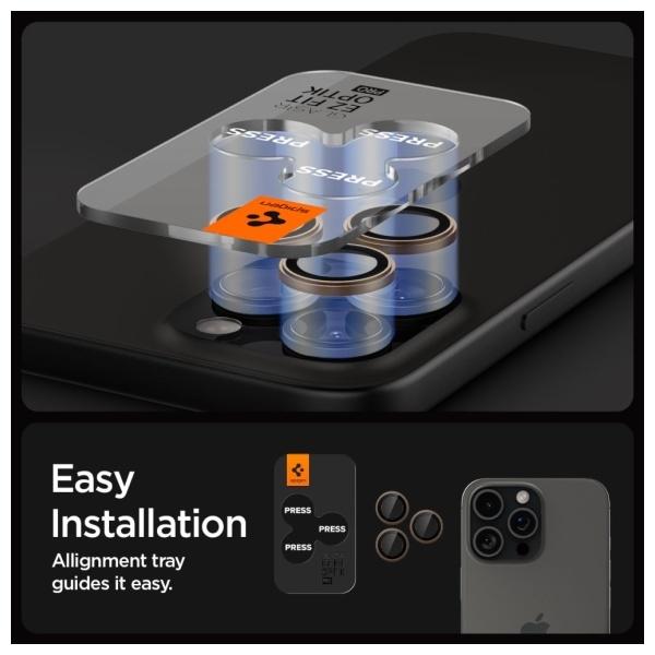 Immagine prodotto Spigen Nessuno. (2 pz., Apple iPhone 16 Pro, Apple iPhone 16 Pro Max)