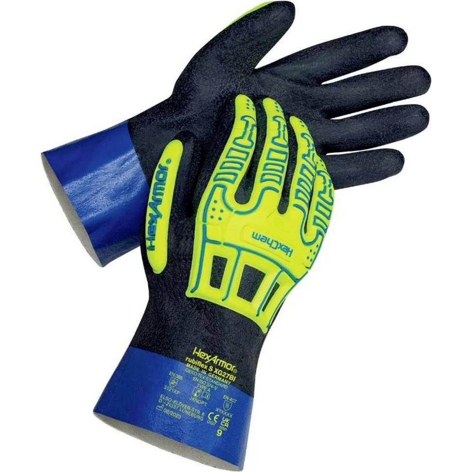 Uvex Safety, Schutzhandschuhe, Schutzhandschuh uvex rubiflex S XG27B 60708 Grösse 9 (9)
