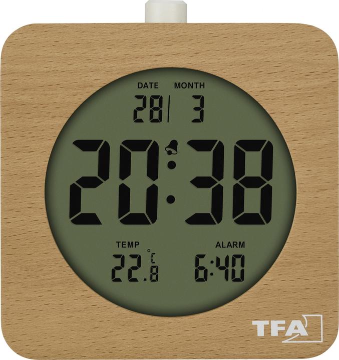 Produktbild TFA Digitalwecker mit Temperatur