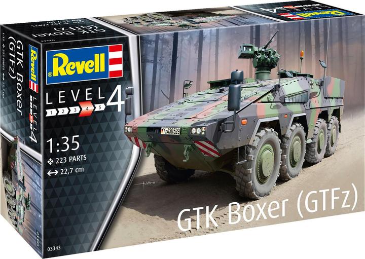 Actual product image Revell GTK Boxer GTFz
