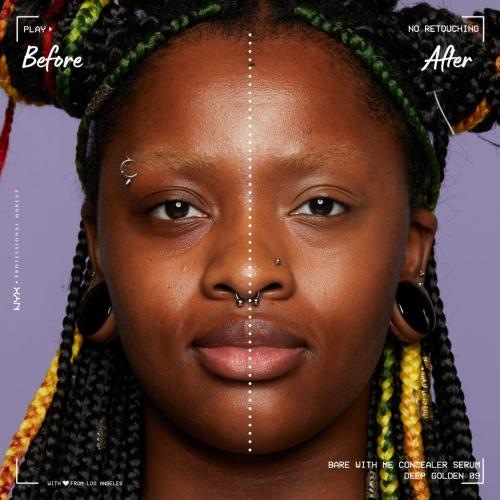 Actual product image NYX Professional Make-Up Bare With Me Concealer Serum (9 Deep Golden)