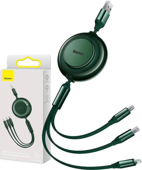 Immagine prodotto Baseus 3in1 (1.10 m, USB 3.0, 15 W)