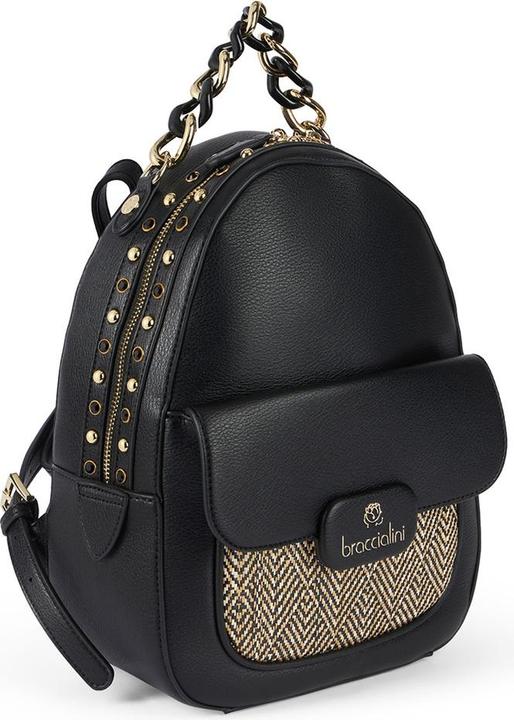 Actual product image Braccialini Damen Rucksack Novara Chic - Polyester + Polyurethan - 24.0 X 30.0 X 12.0 Cm