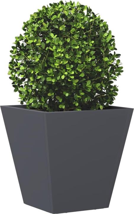 Produktbild vidaXL Pflanzkübel Blumentopf Blumenkübel Pflanzgefäss Pflanztopf Anthrazit Stahl