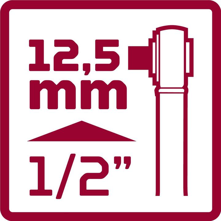 Actual product image Gedore Red red R60110009 2K-joint telescopic ratchet 1/2 430-580 mm (1/2")