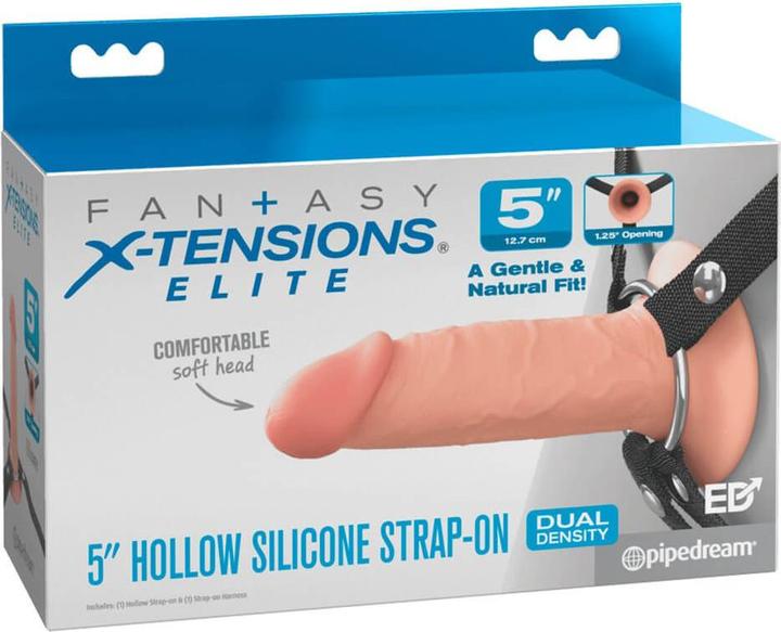 Pipedream Hollow Silicone Strap-on